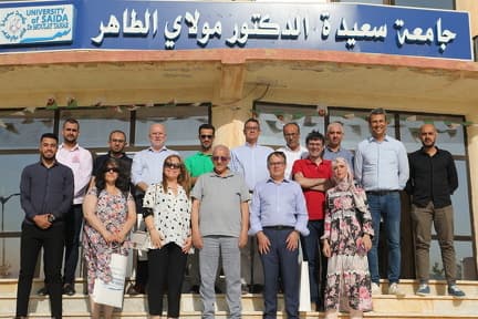 زيارة الوفد البرتغالي من  معهد بورتو  لجامعة سعيدة