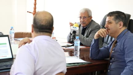 زيارة اللجنة الوطنية للتعلم عن بعد لجامعة سعيدة الدكتور مولاي الطاهر
