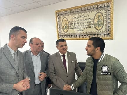 زيارة البعثة الاستعلامية للجنة المالية
