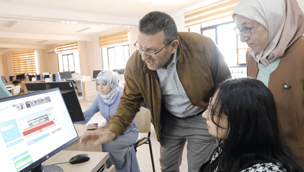 أبواب مفتوحة بالمكتبة المركزية